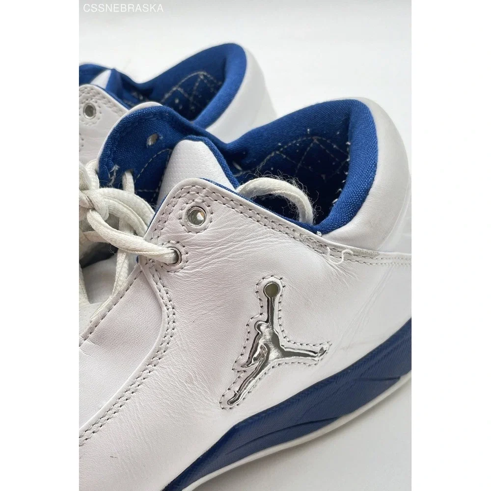Nike Air‎ Jordan Hoops Retro Low Men's Shoes White/Blue 314312-101 - Size 8.5
